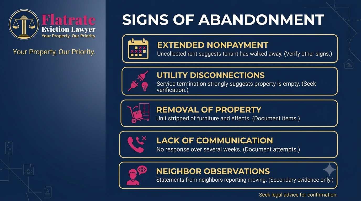 Signs That May Indicate Abandonment
