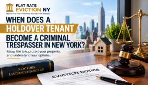 When Does a Holdover Tenant Become a Criminal Trespasser in New York?